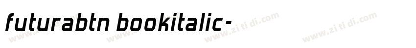 futurabtn bookitalic字体转换